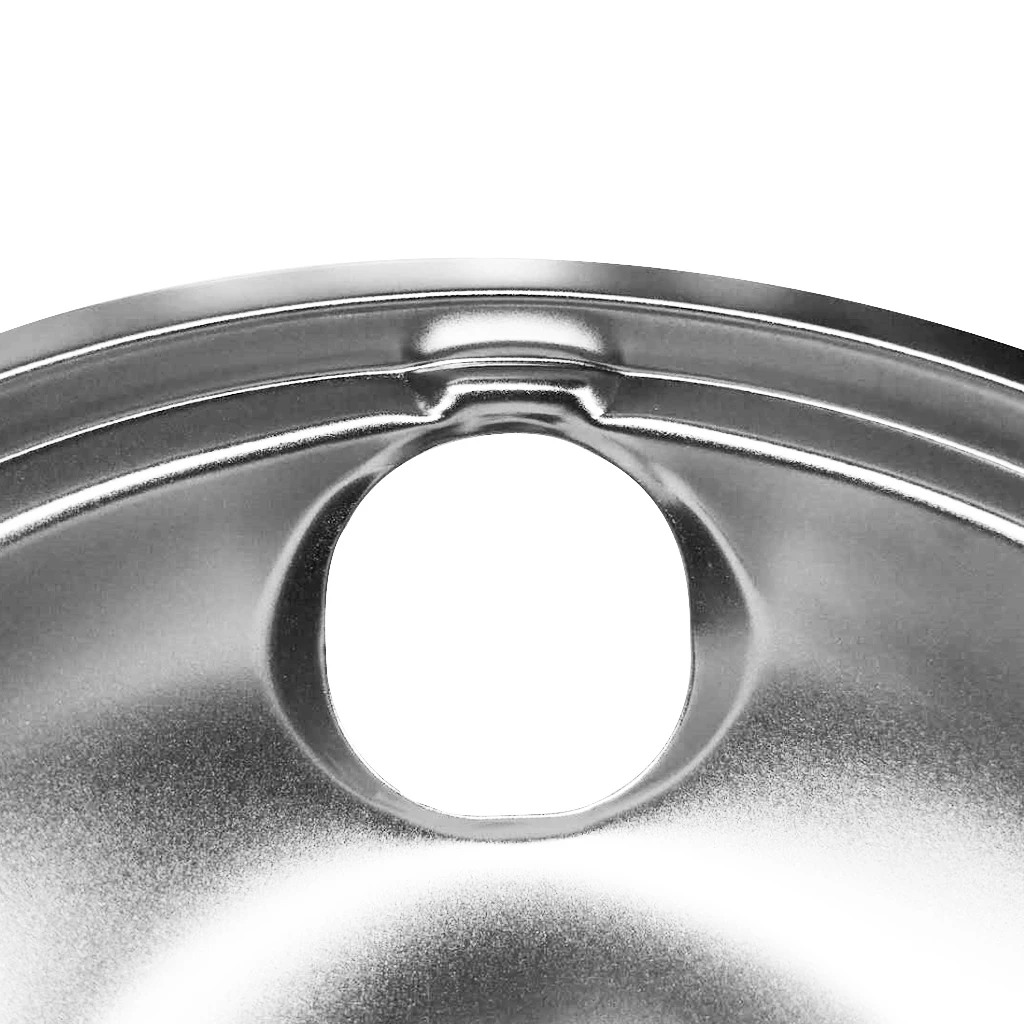 8'' Large Drip Pan Replacements for GE-Hotpoint Mfg#WB31M15,WB32X5076,WB31x5011 and WB31T10011 - Silver