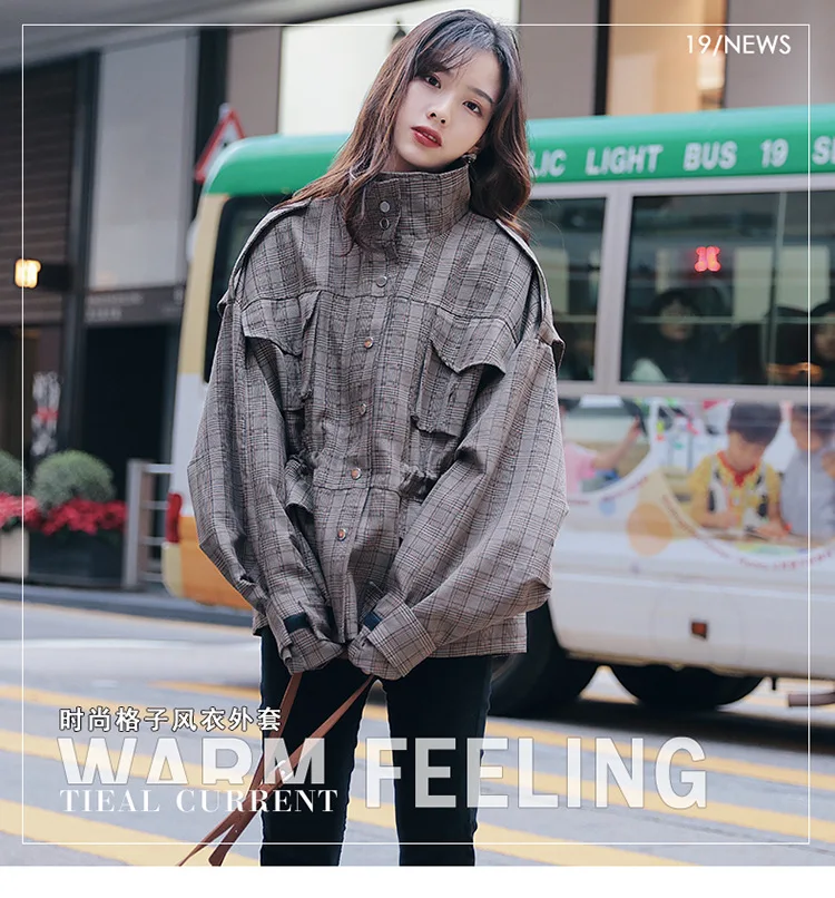 Короткое женское пальто для фотосессии,, стиль, женское платье, весна-осень, INS Hong Kong, корейский стиль, свободное, онлайн, Cel