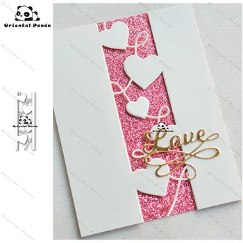 

New Dies Love on the envelope Metal Cutting Dies diy Dies photo album cutting dies Scrapbooking Stencil Die Cuts Card Making