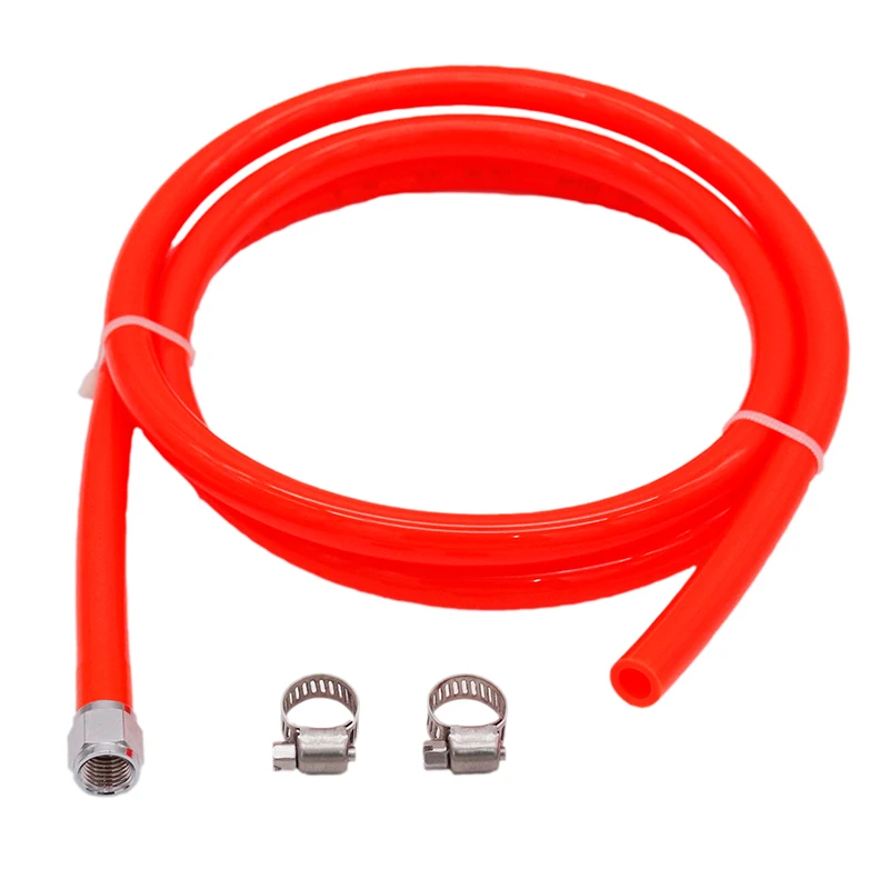 Кег для Домашнего Пива Газовая линия в сборе 5/1" ID x 1/2" OD 5ft(1,5 м) с MFL фитинг PU трубки 100 PSIBeer Kegging оборудование