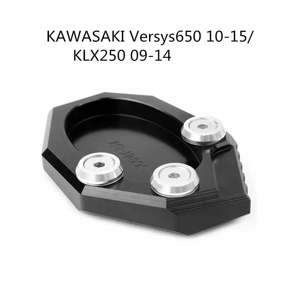 Yiwa мотоцикл подножка боковая подставка пластина Накладка для Kawasaki KLX250 09-14 VERSYS650 10-17