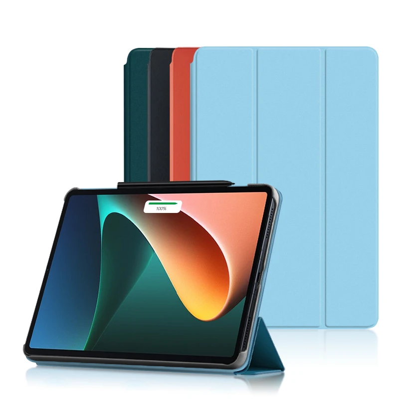 Smart Case For XiaoMi MiPad 5 Pro 11 inch 2021 Tablet Protective Cover Shell MiPad5 Mi Pad Flip Stand Funda | Компьютеры и офис