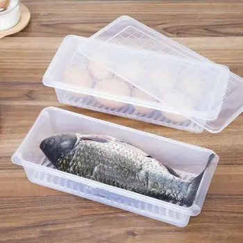 

Kitchen Home Organizer Food Container Transparent PP Storage Box Grains Beans Storage Contain Sealed Refrigerator Storage Boxes