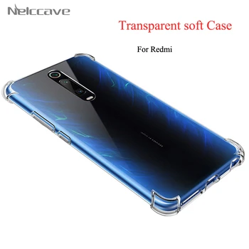 

100 Pieces Airbag Shockproof Phone Case For Xiaomi Redmi 7 Pro 7A 6 6A 5Plus 5A 4A 4X K20 S2 Go Clear Soft TPU Transparent Cover