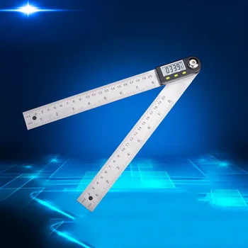 

2-in-1 Angle Finder Protractor Digital Goniometer 200 Mm Stainless Steel Ruler 1*Digital Protractor (not Including Battery)