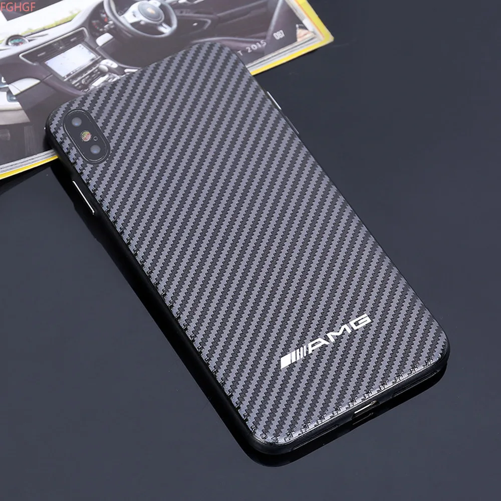 Хит продаж чехол из углеродного волокна для iphone 6 plus 7 7plus 8 8plus X XR XS Max роскошный