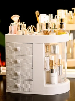 

Cosmetic Storage Box Drawer Type Dustproof Simple Desktop Cosmetic Box Household Skin Care Product Rack