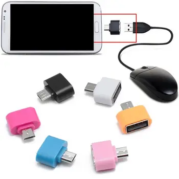 Mini OTG Adapters Mobile Phone Tablet Card Reader Micro USB Flash Mouse Keyboard Expansions 1