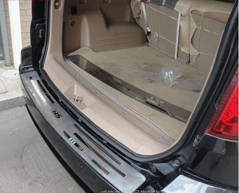 

Free shipping for 2010-2012 Great Wall Haval/Hover H5 stainless steel Rear bumper Protector Sill