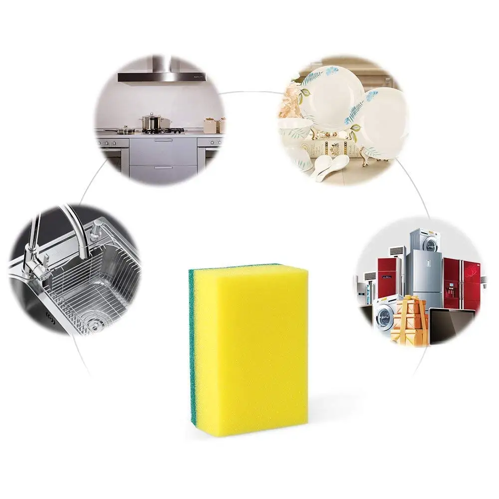 

20pc Yellow + green sponge kitchen with sponge [3]