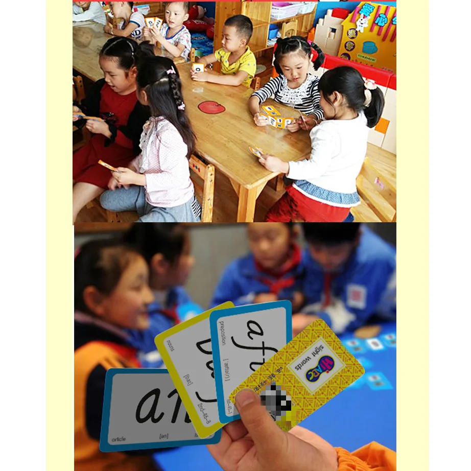 221 шт. Обучающие карты английский прицел слова игры флэш Развивающие игрушки для