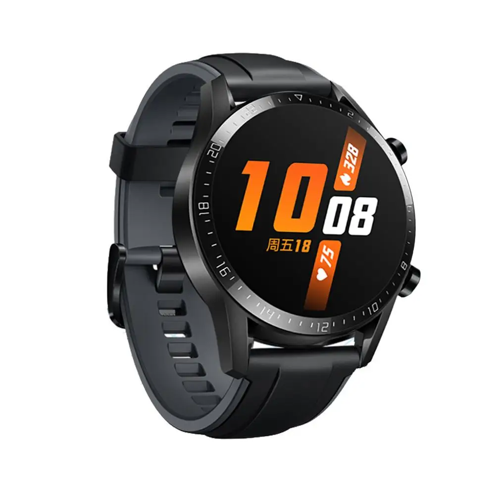 Для huawei часы GT2 46 мм 42 мм сменный кожаный+ Силиконовый ремешок для наручных часов Смарт часы браслет аксессуары GT 2