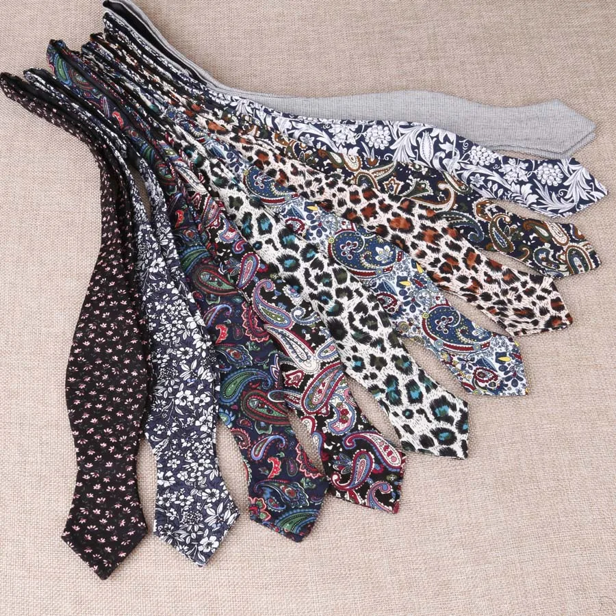 

Cotton Bowties for Men Plain Self Bow Tie Bowtie Paisley Self-tied for Wedding Bow Ties Cravat Butterfly