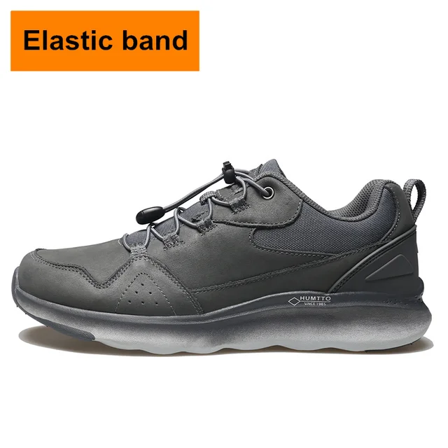 HUMTTO New Leather Mens Shoes Fashion Sneakers for Men Waterproof Winter Luxury Designer Brand Non-slip Black Man Casual Shoes Gray 320037A