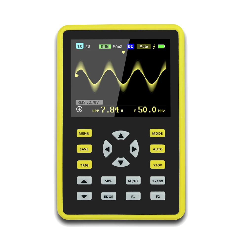 

Newly Digital Mini Oscilloscope 2.4 Inch 500 MS/s IPS LCD Display Screen Portable Handheld 999