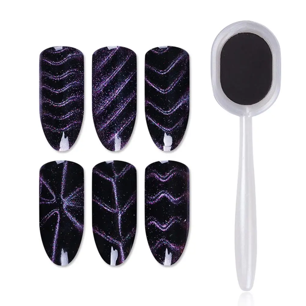

Double-end Cat Eye Magnet Stick 3D Effect Magnetic Slice Board UV Gel Polish Varnish Powder Tip Nail Art Tool