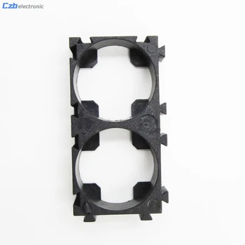 

10pcs 2x Cell 18650 Battery Spacer Professional 18650 Battery Radiating Shell Plastic Heat Holder Bracket Mayitr