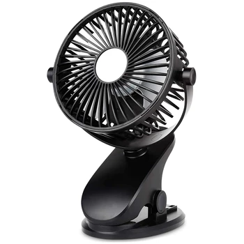 

Mini Portable USB Charging Desk Fan, Suitable for Stroller, Camping, Travel (with 2000MAh Battery)