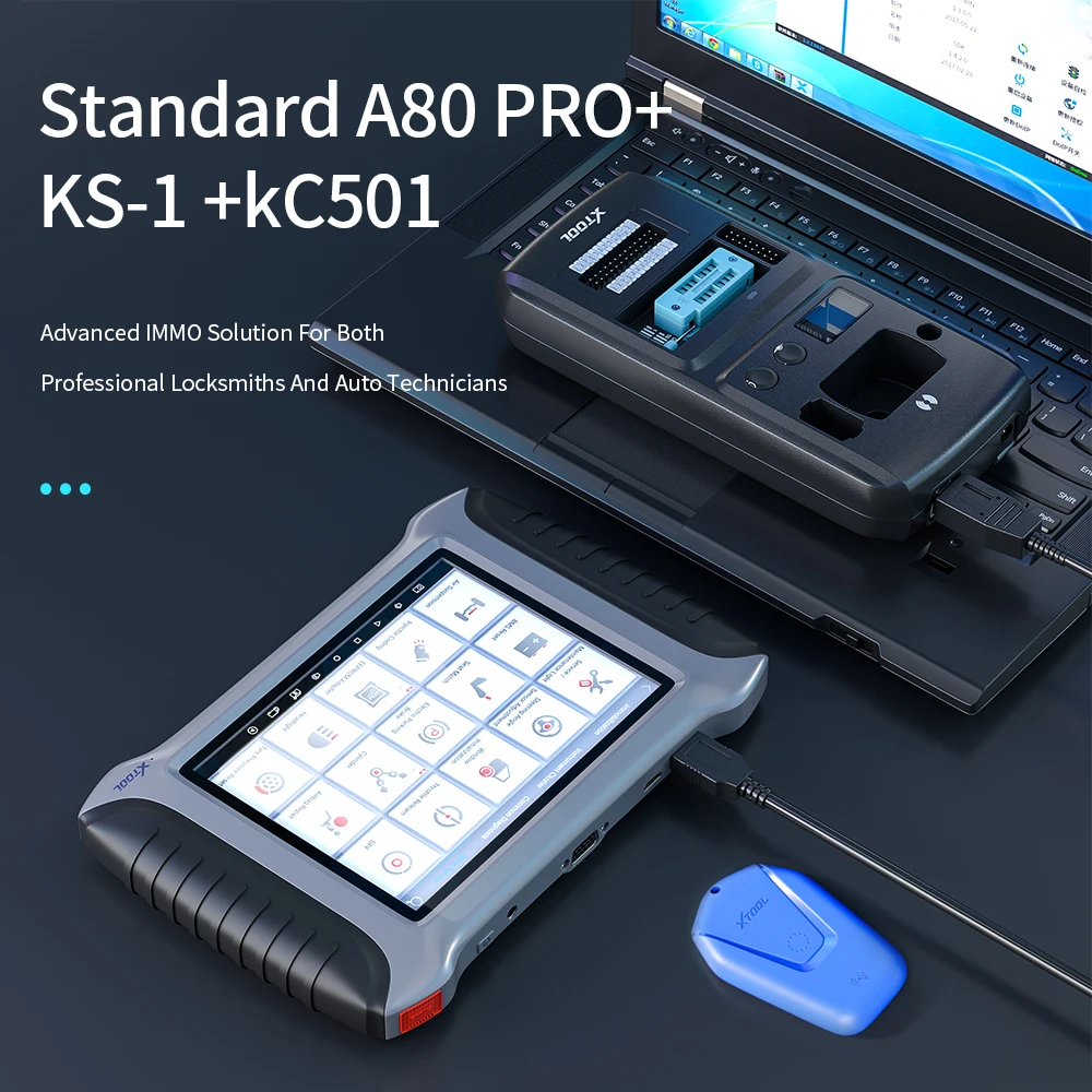 XTOOL A80pro с KC501 ключевой программист для Benz Авто диагностические инструменты ECU KS01