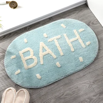 

Letter Design Non- Slip Foot Mat Hallway Porch Area Rug for Home Livingroom Door Mats Suck Water Bath Carpet WY71113
