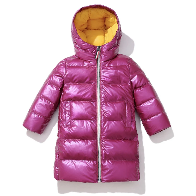 Пальто для мальчиков и девочек; зимняя куртка; детское пуховое хлопковое пальто; водонепроницаемый Зимний комбинезон; модная куртка; парка с капюшоном; пуховые пальто для девочек
