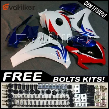 

Custom motorcycle cowl for CBR1000RR 2008-2011 ABS fairing motorcycle panels Injection mold red blue+Gifts