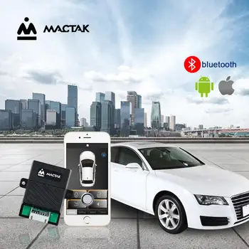 

Universal PKE Smart Key Smartphone Android/IOS Remote Alarm Security Button With Automatic rising window Passive Keyless Entry