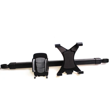 

2 in Tablet PC Holding Rack For I pad Phone Holder Double Used Universal Car Back Seat Headrest Mount Stand Bracket