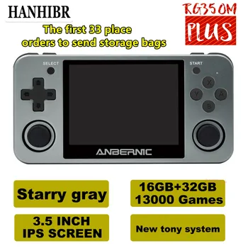 

Brother Zhou RG350M open source handheld RETRO GAME game console IPS screen Stuart TONY brush
