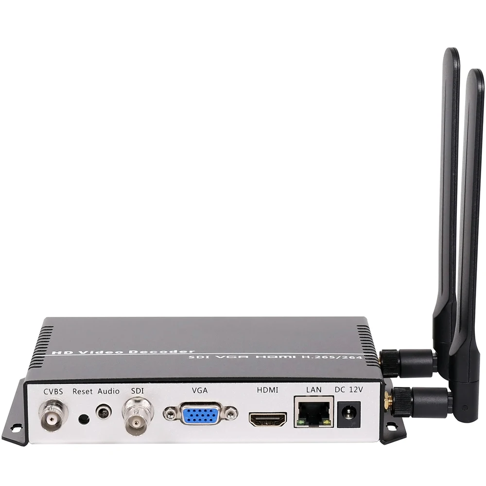 Декодер потокового видео H.265 H.264 IP SDI HDMI VGA CVBS декодер для камеры декодирования HTTPS