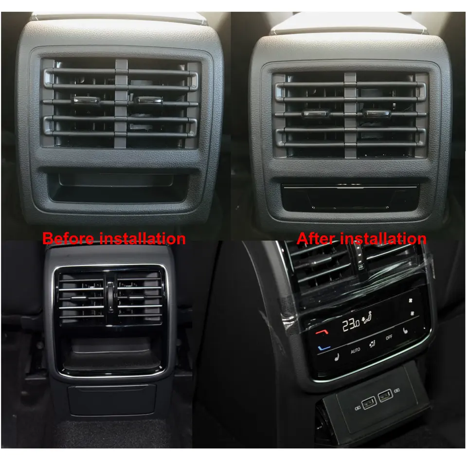 用 vw 用 トゥーラン L 2016 2017 2018 2019 2020 エアコン吹き出し口 適合リア 車 車のエアコン通気口 カーアクセサリー リアエアコンアウトレット  エアコンアウトレット プラスチック VW トゥーラン L 2016 車用コンソールベント に適合するトゥーラン L リアエアコンアウトレット 2016-2020 エアコンアウトレットに適合