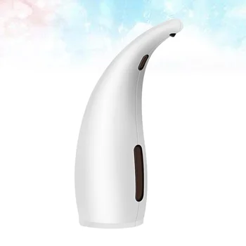 

White Soap dispenser Touchless Automatic ABS Soap Dispenser Motion Sensor Hand Free Dish Soap for Kitchen and Bathroom without B