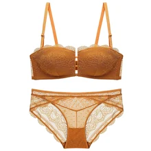 3 цвета, 1/2 чашка, тонкая чашка, сексуальный кружевной бюстгальтер для девочек и прозрачные трусики, наборы, пуш-ап платье, французское женское нижнее белье