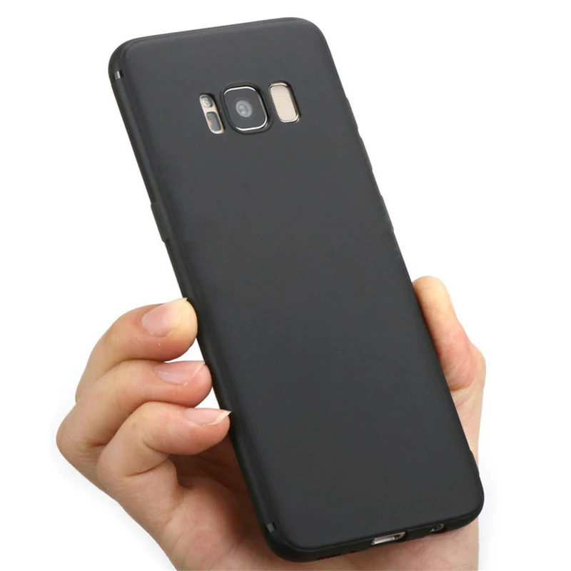 Ультратонкий черный матовый Мягкий силиконовый чехол из ТПУ для Samsung Galaxy J1 J3 J5 J7 A3