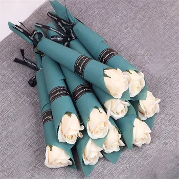 

Soap Rose Valentine Creative Gift Artificial Flower Bouquet Wedding Birthday Festival Party Decor Gifts Marriage Supplies