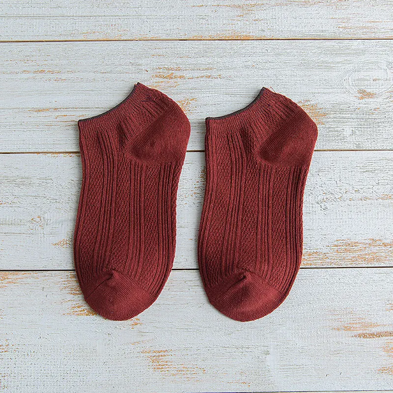 7 SocksCandy цвета для женщин Сладкий Хлопок забавная лодка носок милый каваи счастливый корейский Удобная уличная мода повседневная Skarpetki - Цвет: 7
