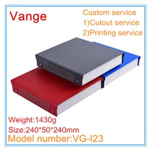 1 шт./лот wifi маршрутизатор шасси проект металлический корпус 240*50*240 мм железный лист приборные коробки корпус для Электрооборудование