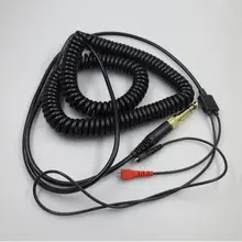 Адаптер для наушников, сменный пружинный кабель для Sennheiser HD25 HD560 HD540 HD480 HD430 414 HD250 наушники, гарнитура