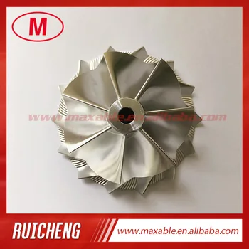 

TD05H 54.56/70.01mm 7+7 blades high performance reverse turbocharger billet/milling/aluminum 2618 compressor wheel