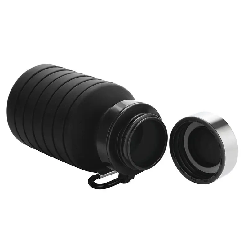 1x Silicone Folding Portable Travel Outdoor Sports Retractable Cups Telescopic Insulation wholesale telescopic sports cup#2A07