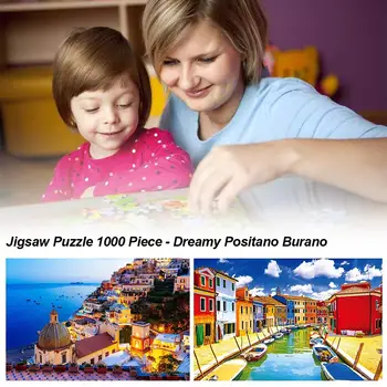 

Jigsaw Puzzle 1000 Piece Dreamy Landscape Puzzle Perfect Gift For Children Early Education Men Women Pressure Relief