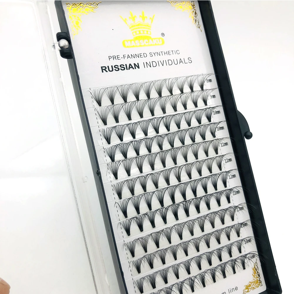 Высокое качество, толщина 20D 0,05, ресницы из искусственной норки, готовые вееры, русский объем, ресницы, мягкие ресницы для наращивания, накладные ресницы