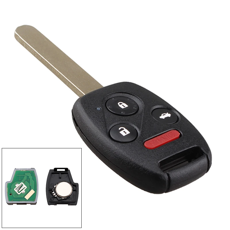 313.8Mhz 4 Buttons Remote Key Fob Keyless Entry Replacement Transmitter with Chip46 N5F-S0084A N5F-A05TAA fit for Honda Civic 433mhz 2 buttons flip car remote key keyless entry with id63 80bit chip 41781 fit for mazda 3 bt 50