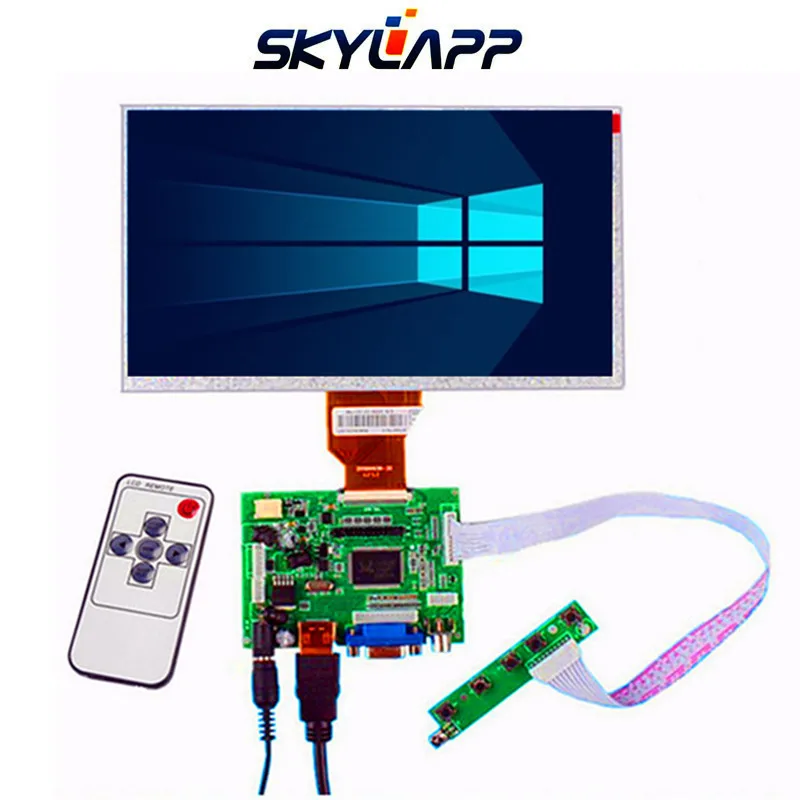 Skylarpu 7 &quotЖК дисплей экран 800*480 AT070TN90 V.1 монитор Пульт дистанционного управления