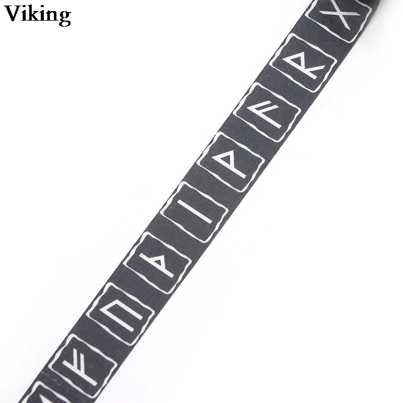 20 шт./компл. 15 мм х 5 м Viking прохладный черный лента Washi рукоделие изоляционная лента клейкая наклейки с лентами Декоративные Канцелярские ленты G0132