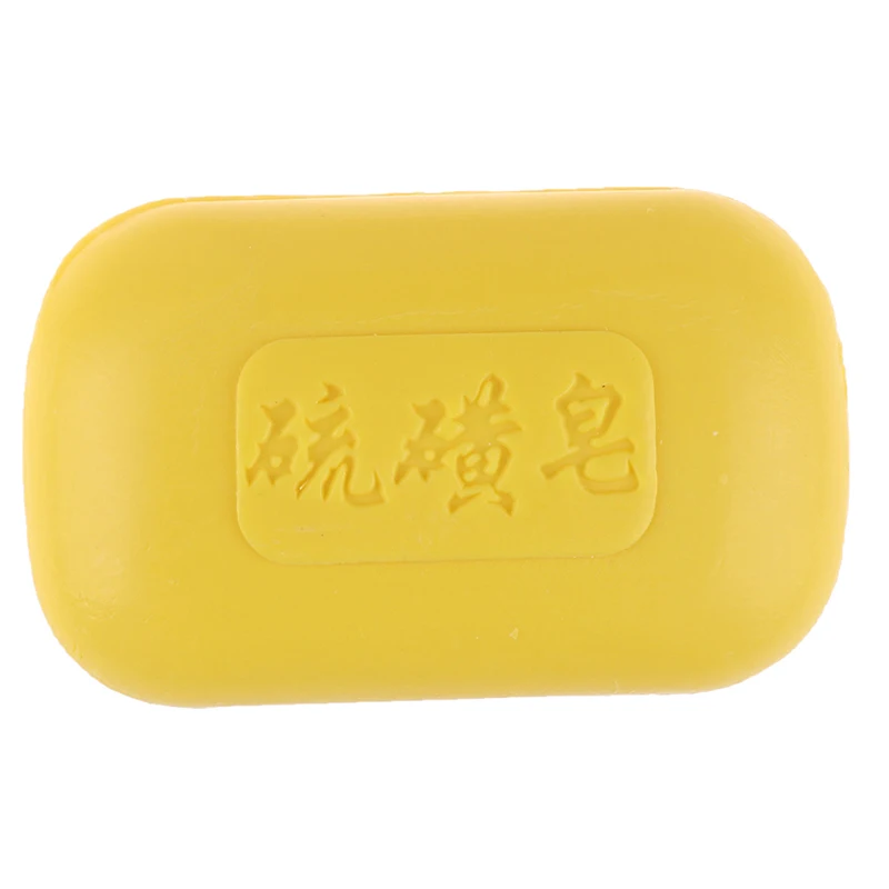 Sulfur Soap 85g Whitening Cleanser Chinese Traditional Skin Care Shanghai Sulfur Soap Oil-Control Acne Treatment lackhead Remover