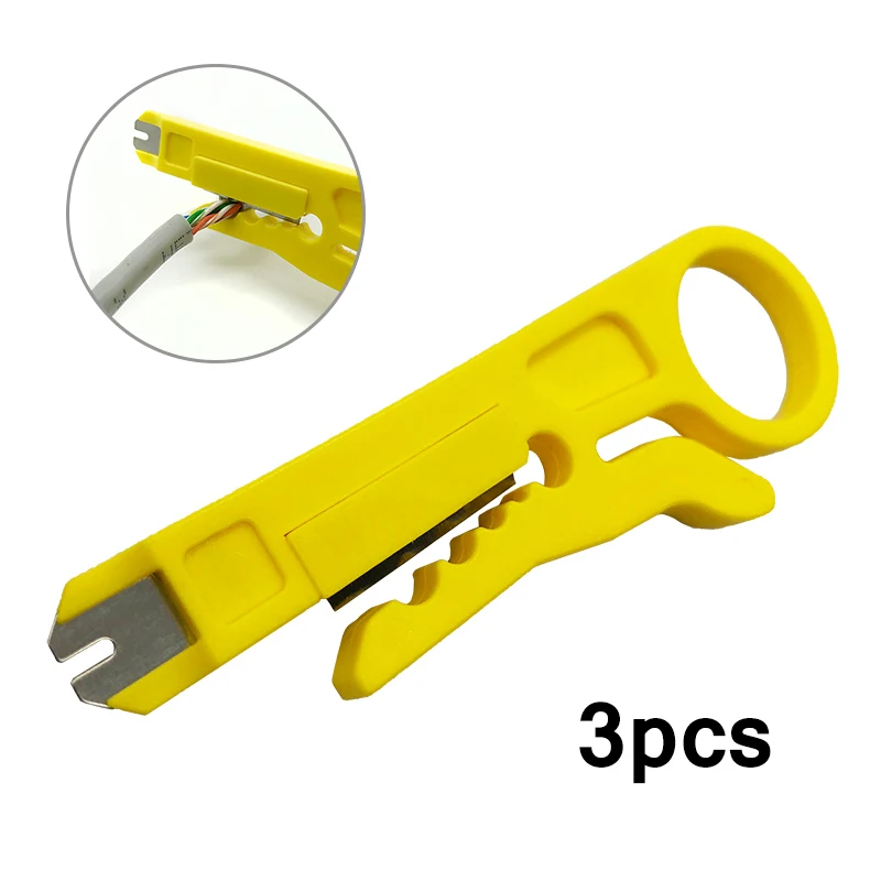 

Mini Protable Wire Stripper Knife Crimper Pliers Crimping Tool Cable Stripping Wire Cutter Multi Tools Cut Line Pocket Multitool