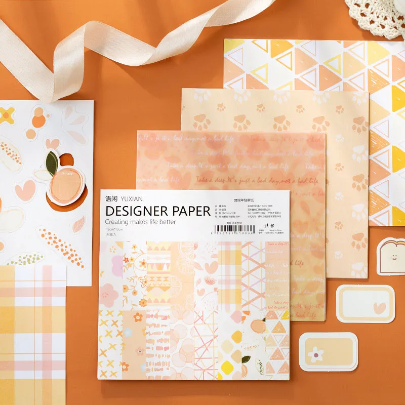 

Cute Leaves Flower Plant Memo Pads Kawaii Lattice Decor Sticky Notes DIY Stationery Stickers Scrapbooking Diary Album Supplies
