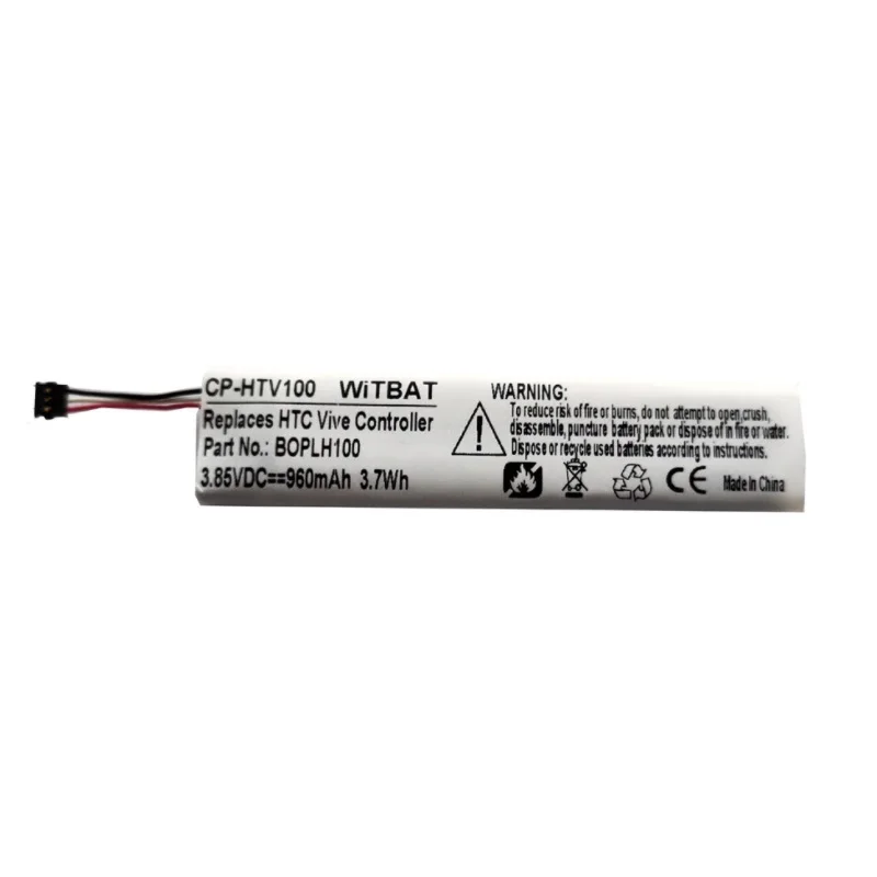 New Battery for HTC vive VR Handle Controller Li Polymer Rechargeable Pack Replacement 3.85V 960mAh BOPLH100 35H00244-00M | Электроника