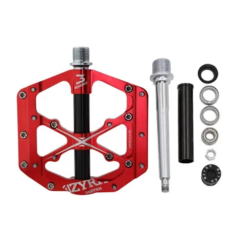 

Bike Pedals Universal MTB Bicycle Pedals Platform Non-Slip Cycling Ultra 3 Sealed Bearing Aluminum Alloy Flat Pedals 1PCS